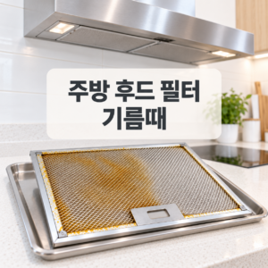 주방 후드 필터 기름때